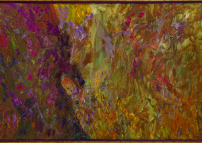 Medium Hidden Deer-v2 Oil on Canvas