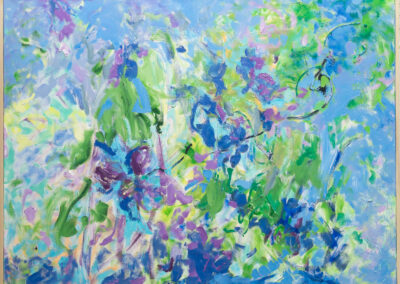 Medium Iris-1 Oil on Canvas